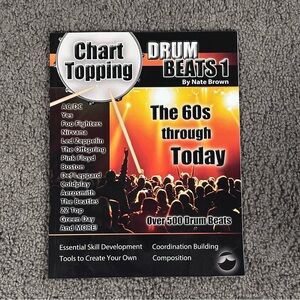 Chart Topping Drum Beats 1 Book